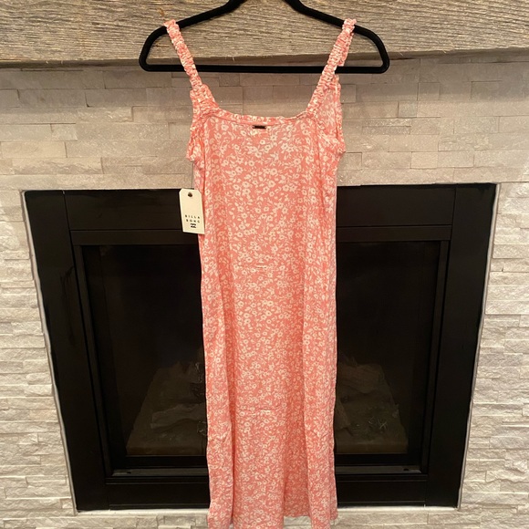 NWT Billabong floral button down midi dress - Picture 7 of 7